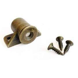mciskin Cabinet & Door Magnetic Latch Catch Cabinet Hardware Fittings Set of 4 (Bronze)