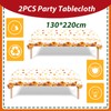 2Pack Thanksgiving Day Table Cloth Party Disposable for Thanksgiving Tablecloths