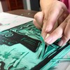 Set of 6 Soft Rubber Lino Printing Plates, Double-Sided, Easy-Carve