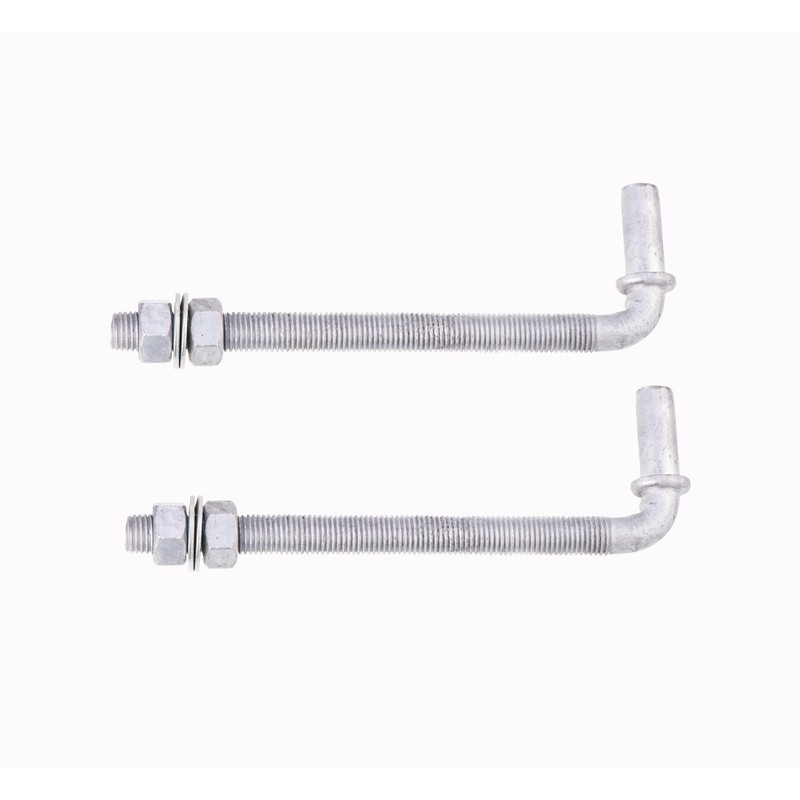 Dailydanny J-Bolt Post Hinge with 5/8" Hinge Pin Galvanized Post