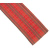 Tartan Check Woven Table Runner Red & Green Check Gold