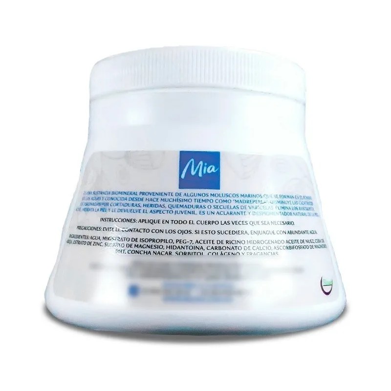 Crema Sólida De Concha Nácar Risan