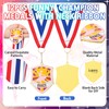 Loetere 12 Pcs Award Medals with Neck Ribbons 2.4 Inch