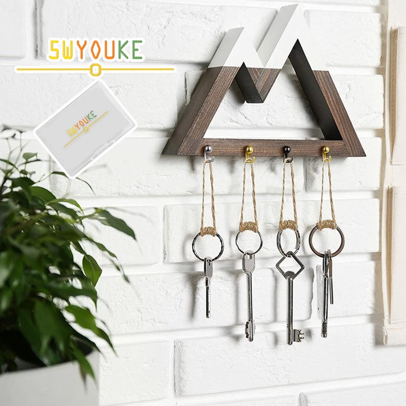 5WYOUKE (10 Pieces) Gypsum Board Hooks, Thumbtacks Hooks, Pin Hooks,