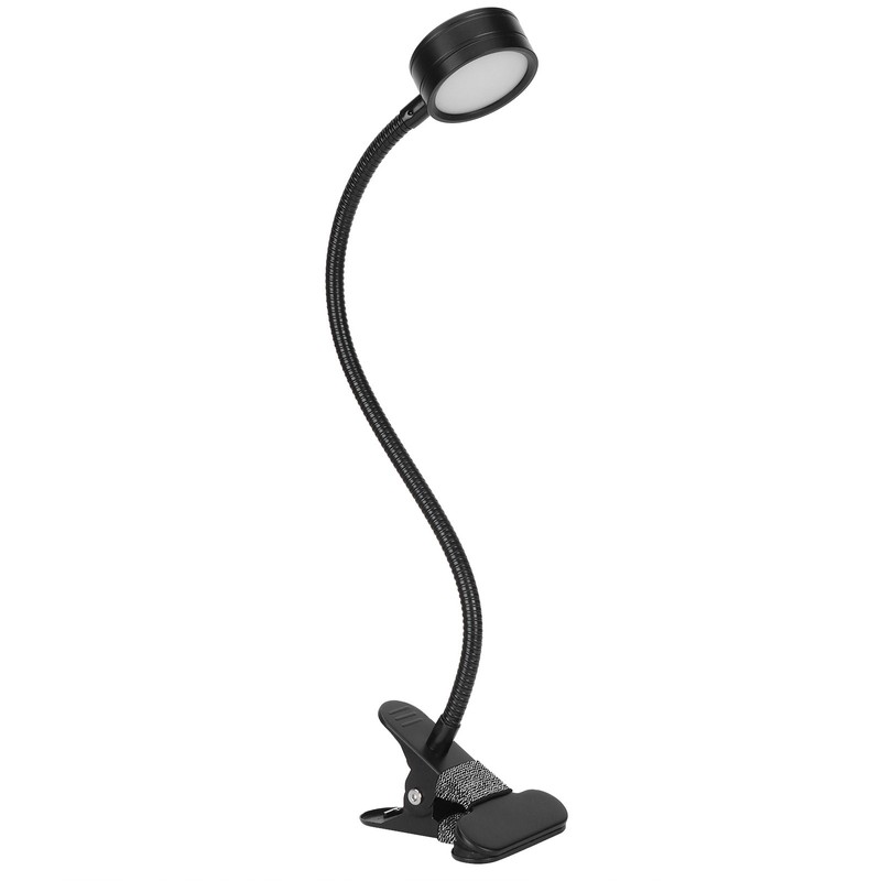 USB Desk Lamp 360° Angle Adjustable Clip On Gooseneck Reading