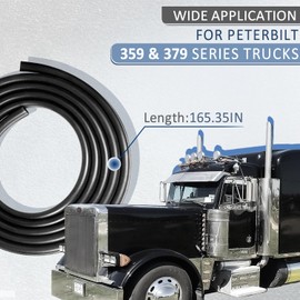 13.5 Foot 1100 Series Cab Door Rubber Weather Stripping fits for Peterbilt 359, 379 (1986-2007), Replace # 20-10985-644, R60-6001-650 Car Door Seal