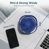 EasyAcc USB Small Desk Fan, Slumber Pod Fan [360°Rotatable Head