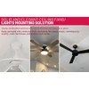 Ceiling Fan Angle Mount, FB900-1 Cathedral Ceiling Fan Box, Ceiling