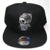 beybey Snapback Cap with Skull Pattern Cool Design for a