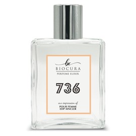 BIOCURA BC Perfume 736 Inspired by Pour Femme Edp Mncler For Women Replica Fragrance Dupes Eau de Parfum Spray Bottle 3.4 Fl Oz/100ml-X1