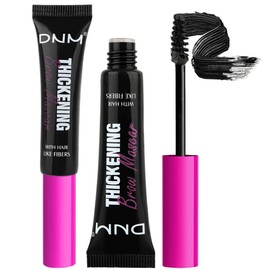 Natural 3D Fibers Eyebrow Dye Cream Multicolor Long Lasting Natural Colorless Colorfast Eyebrow Dye Cream Korean Cosmetics (08# Black)