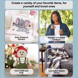 Mary Maxim Starlette Yarn - Acrylic Worsted Weight Yarn 4, Crochet Yarn and Knitting Yarn for Afghans, Blankets, Clothing and Crafts, 4 Ply Ultra Soft Yarn 180 Yards, Teal