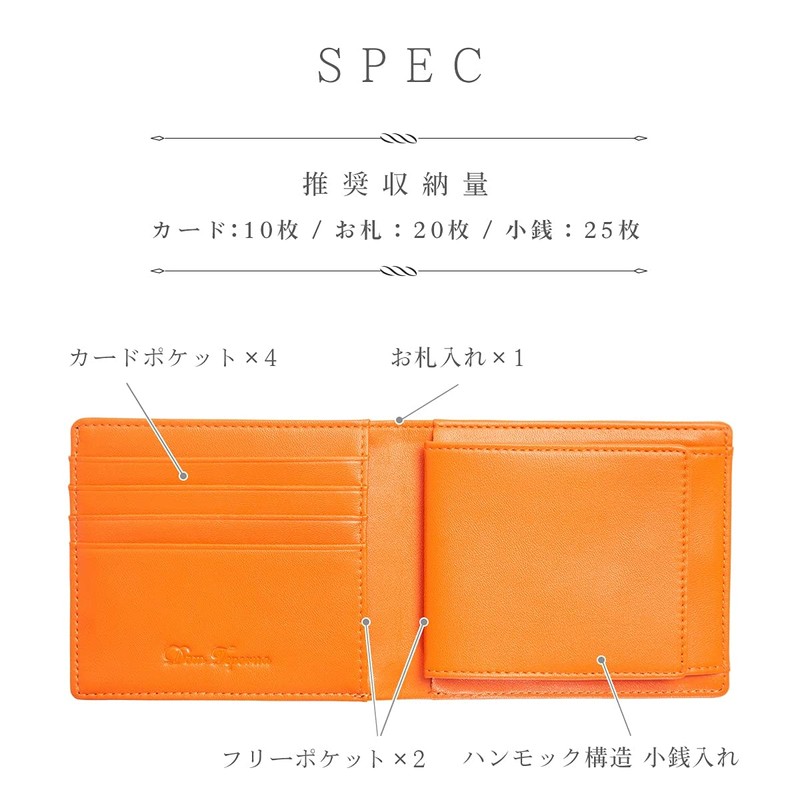 Dom Teporna Men's Bi-Fold Box-Shaped Large Capacity Coin Purse Bi-Fold
