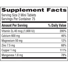 Caltrate Minis + Minerals Size 150ct Caltrate Minis + Minerals ,150 Count (Pack of 2)