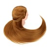 Healeved Golden Hair Styling Mannequin Head Cosmetology Practice Tool for