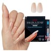 KISS imPRESS Press-On, Fake Nails, Gold Ring, Green, Oval, Short,