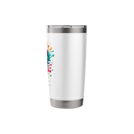 Dripping Paint Microphone Mic Singer Podcast Host Podcaster Stainless Steel Insulated Tumbler