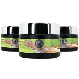 JYE 3 Frascos de Crema de Baba de Caracol JYE, Crema hidratante para todo tipo de piel. Tratamiento antiarrugas. Elasticidad y firmeza en la piel     