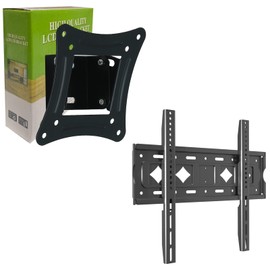 Nuyoah TV Wall Mount Bracket Fixed for Most 26”-65” TVs up to 132lbs VESA 400X400mm, Bundle with Small TV Mount for 14-26 Inches Monitors Screen, Echo Show 15