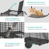SEGAWE Large Cat Cage with Hammock Indoor DIY Indoor Catio