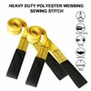 CarBole 2Pack 6ft x 2in Lifting Sling Straps with Heavy