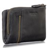[CHRISTIAN BELETT] Italian Tris Waxy Cowhide Leather Men's Bifold Wallet,