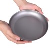 Boundless Voyage Ultralight Titanium Pan Dish Plate with Carry Mesh
