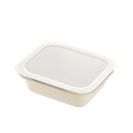Richell Rectangular Colander & Vat, With Lid