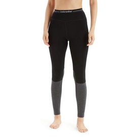 Icebreaker 260 Zoneknit Leggings Black/Jet Heather MD