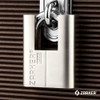 Zarker J55S keyed Alike Padlocks, Heavy Duty Stainless Steel Shackle