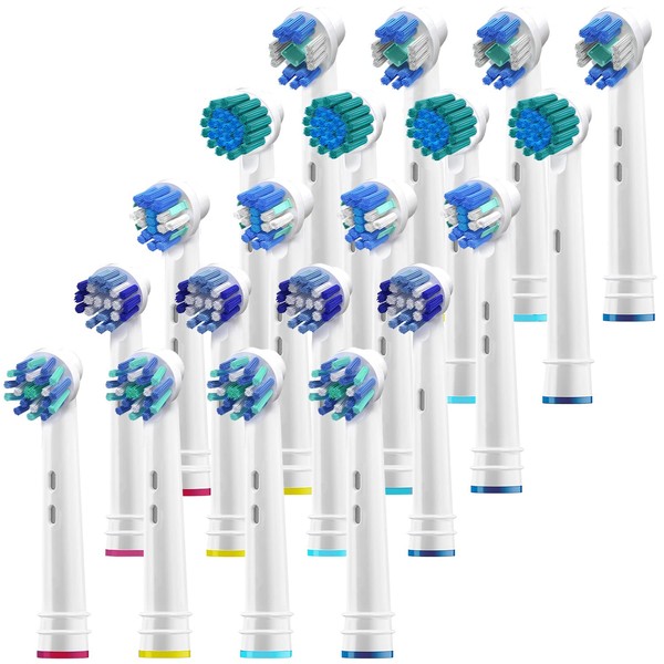 Replacement Brush Heads Compatible with Oral B Braun –20 Pack