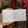Etched Selenite HAND MADE Charging Plate (1) - Metaphysical