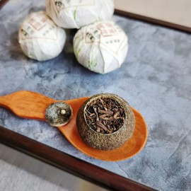 Teavivre ® Xinhui Green Mandarin Orange Ripened Pu-erh Tea Chinese Loose Leaf Tea – 3.5oz / 100g