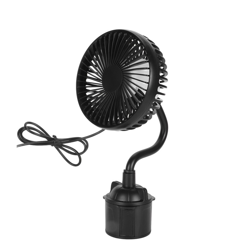 Car Fan Powerful Low Noise 3 Speeds Adjustable Portable USB