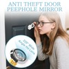 Door Viewer with Privacy Cover 14mm Doors Peephole 220° Wide
