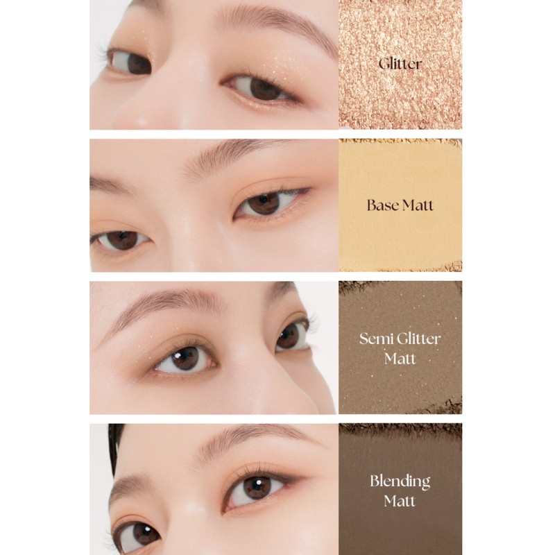 Rainbow Mansion Twist Shading Eye Palette 03 MUTE BROWN BNS