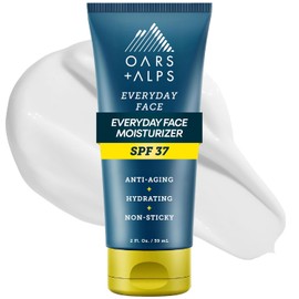 Oars  Alps Everyday Anti Aging Face Moisturizer and SPF 37 Sunscreen, Naturally Derived Skin Care with Hyaluronic Acid, Vitamin E and Vitamin B5, TSA 