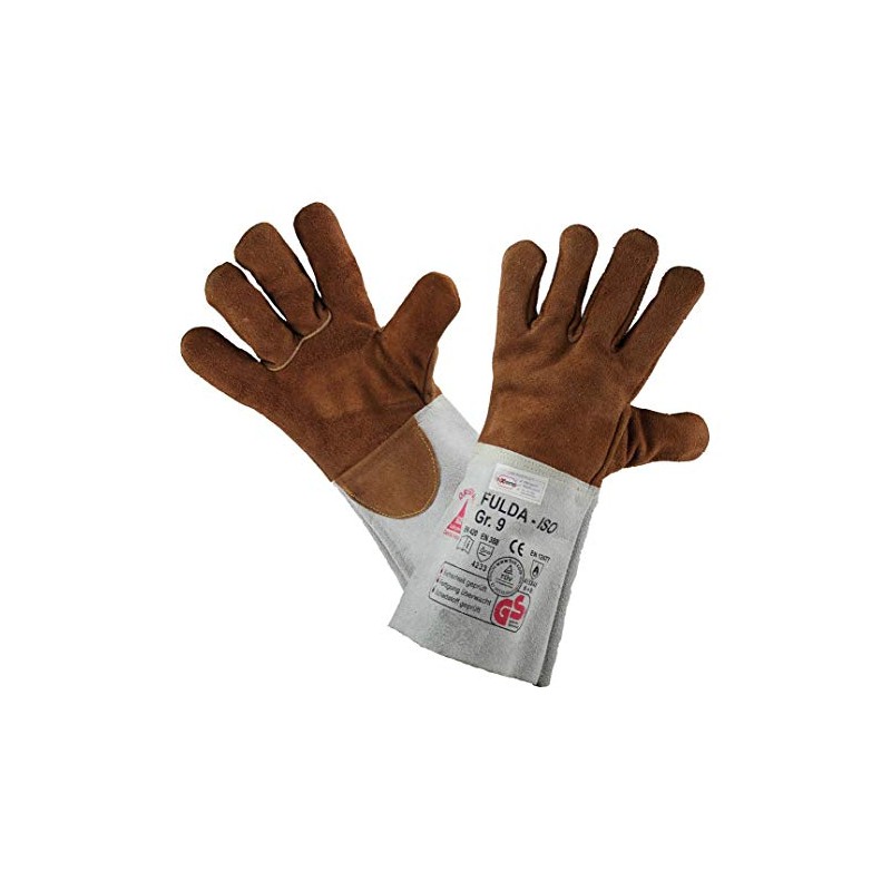 Welding gloves FULDA-ISO - Heat resistant/Kevlar yarn - Gr. 10