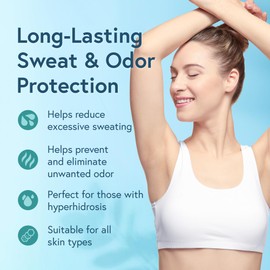 CREDA FRESH Foot Spray for Sweaty Feet - Foot Antiperspirant & Foot Odor Eliminator for Excessive Sweating - Armpits, Hands and Feet Spray for Odor and Sweat - Plant-based & Aluminum Free Formula