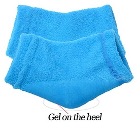 Makhry Calcetines hidratantes, 2 pares de calcetines de gel para reparación de talón para pies secos agrietados, tratamiento de reparación de talón ag