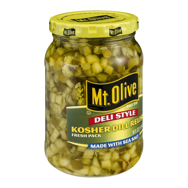 Mt. Olive Deli Style Kosher Dill Relish, 16 FZ (Pack