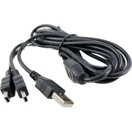 OMNIHIL 10FT-MINI-USB Splitter Cable Compatible with ELMO TT-12
