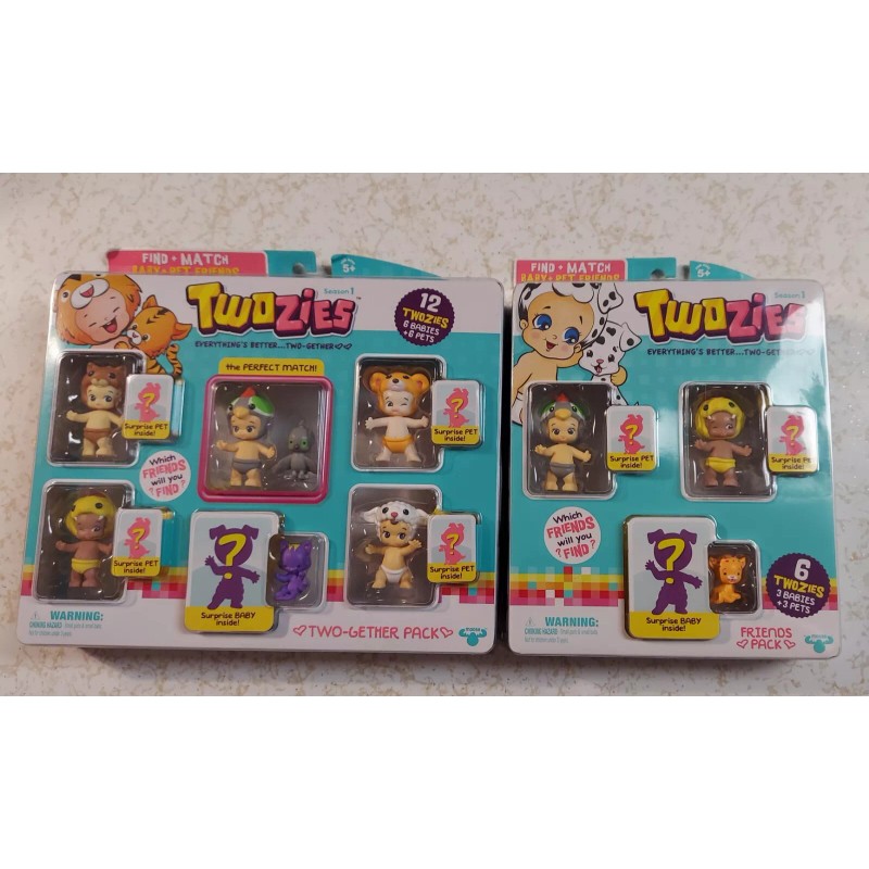 Moose TWOZIES EVERYTHINGS BETTER TWO-GETHER LOT NEW IN BOX