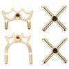 Mipcase 4Pcs Professional Billiard Cue Bridges Rust Metal Snooker Rack