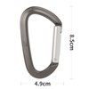 Carabiner Clip Climbing Safety Lock Aluminium Alloy D Shaped for