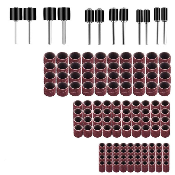Sanding Band, 132-Piece Set, Mini Router, Sanding Ring, Sanding Drum,