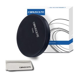 55 mm Metal Lens Caps, Metal Filter Caps, Compatible with All 55 mm Camera Lens Filter Accessories (UV, CPL, ND, 55 mm Thread Lens), CNC Machine + Lens Cleaning Cloth