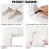 BEWAVE Mini Split Line Set Cover Kit, Decorative PVC Line