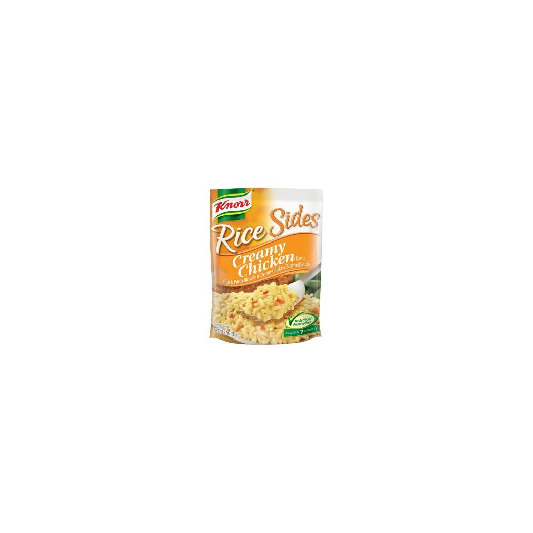 Knorr, Rice Sides, Creamy Chicken, 5.7oz Bag (Pack of 6)