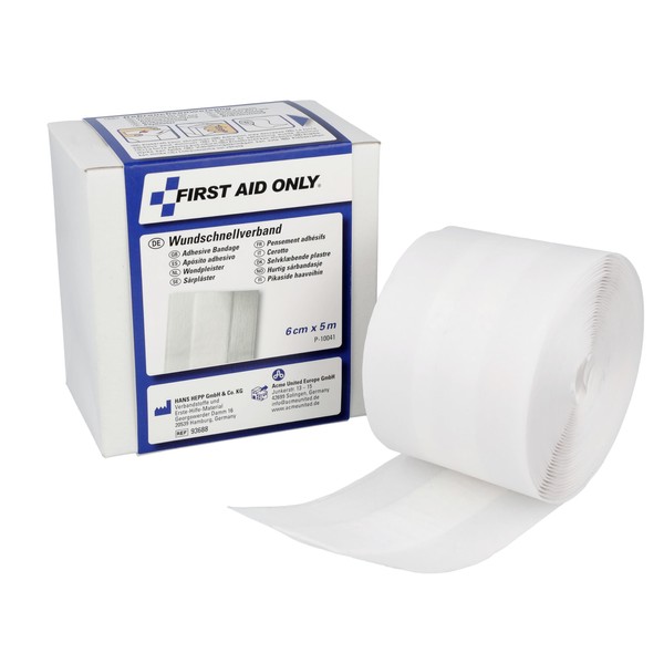 First Aid Only P-10041 Plaster Roll 5 m x 6